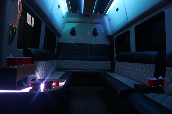Cleveland limousine interior