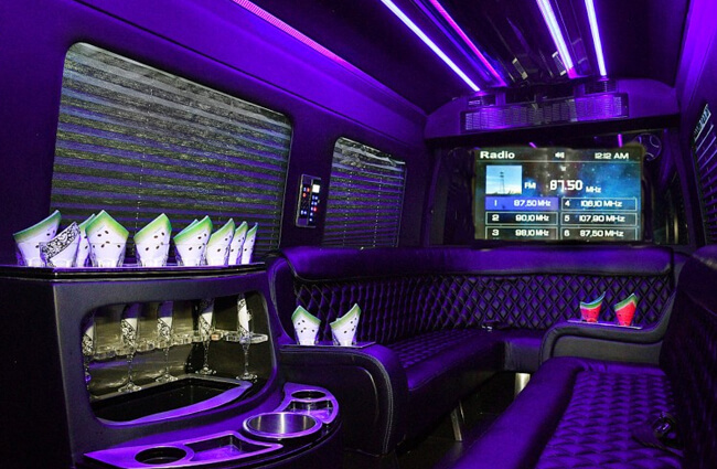 Van interior